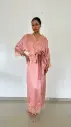 Déshabillé long Rose Poudré