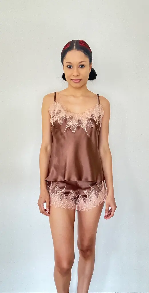 Pyjama en soie Café