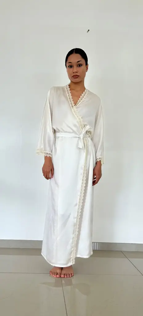 Déshabillé long  Blanc