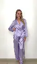 Pyjama en soie Lilas